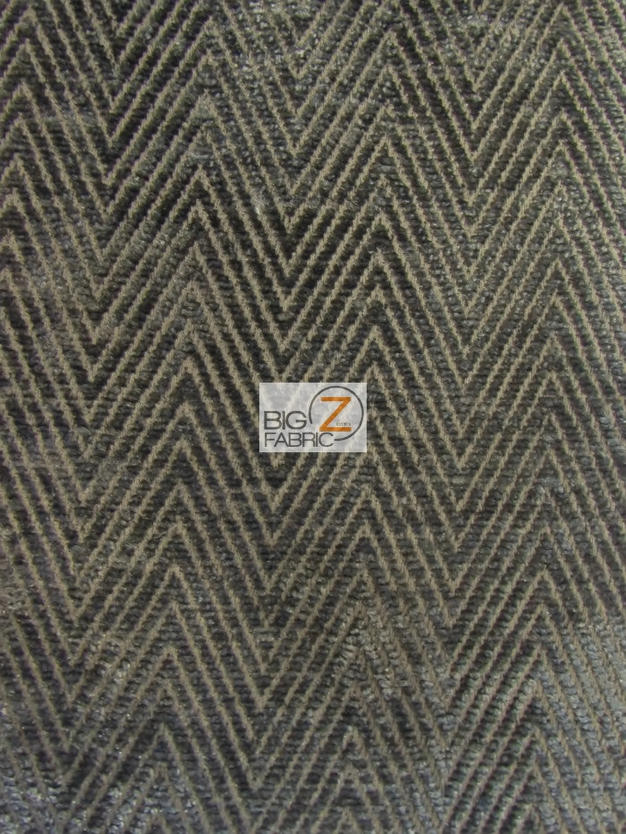Mini Chevron Upholstery Fabric / Shadow / Sold By The Yard