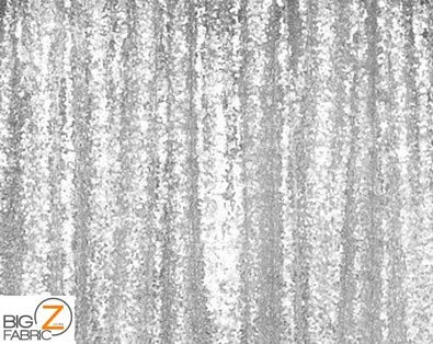 Mini Disc Sequin Nylon Mesh Fabric / Shiny Navy Blue / Sold By The Yard - Image 3