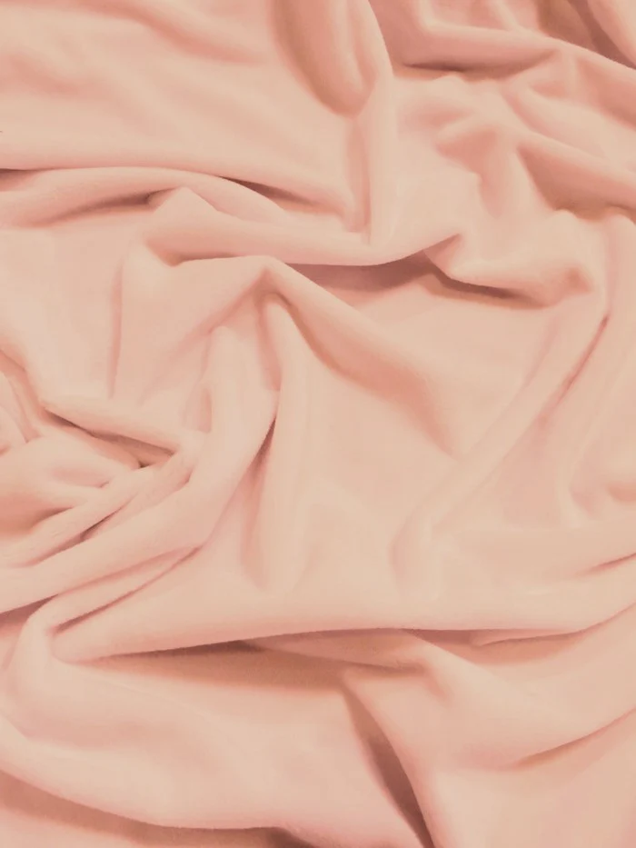 Coral Minky Solid Baby Soft Fabric