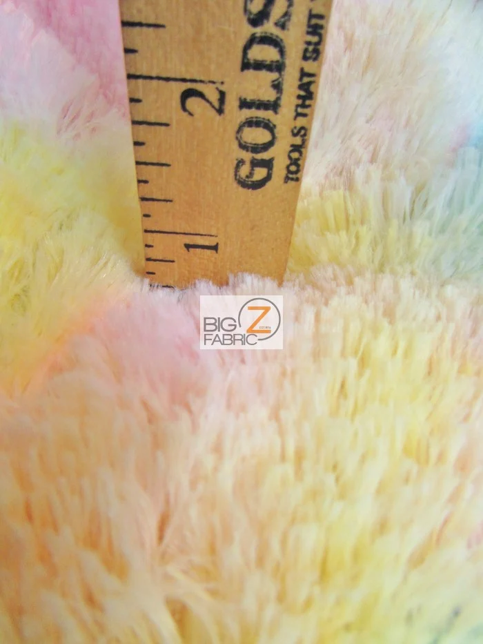 Light Camel Minky Shaggy Baby Soft Fabric / Sold By The Yard - Image 2