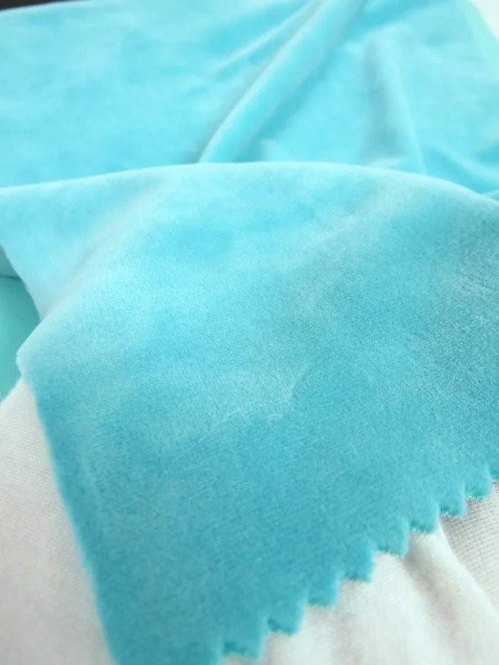 Light Pink Stretch Mochi Plush Minky / Soft Solid Fabric by the Yard - Image 3