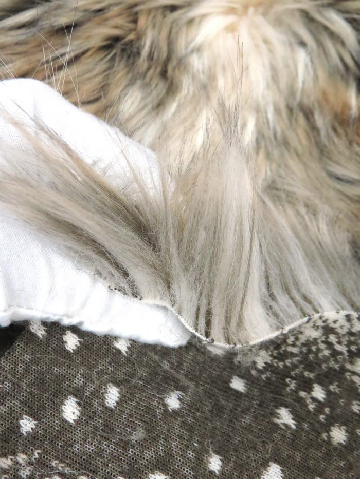 Wolf Animal Long Pile Faux Fur Fabric / Sold By The Yard - Image 25