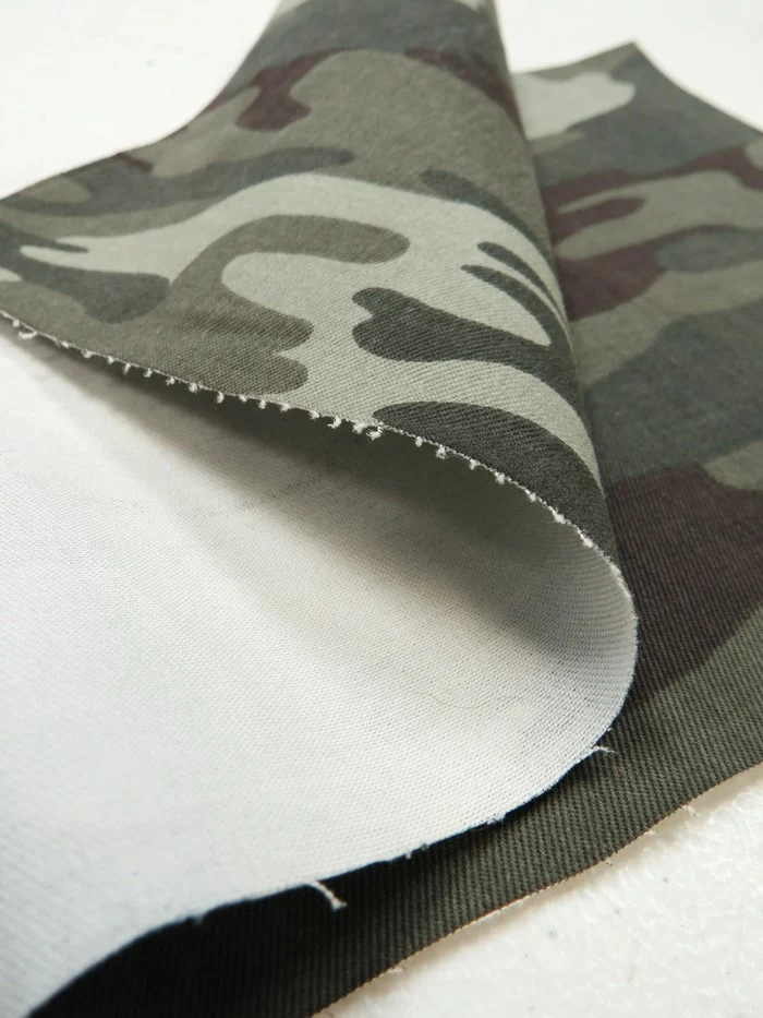 Moss Camouflage Twill Spandex Fabric - Assorted Twill Fabric - Image 4
