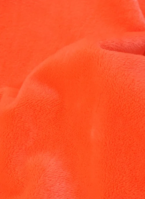 Neon Coral Minky Solid Baby Soft Fabric / 15 Yard Bolt / Free Shipping - Image 2