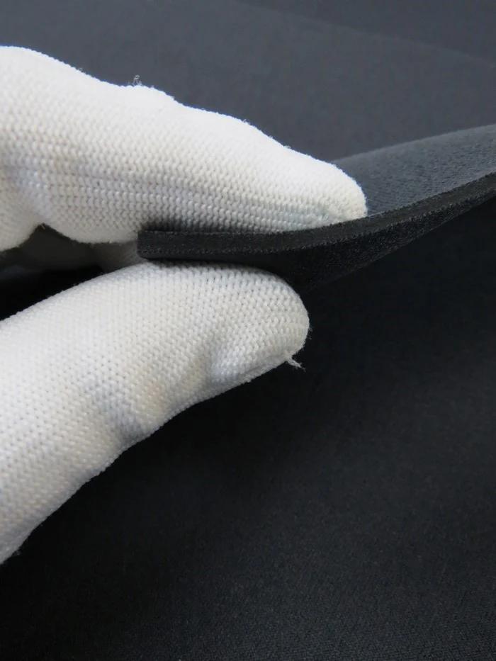 Neoprene Nylon Bonded Sponge Waterproof Wetsuit Fabric / 3mm Black / Sold By The Yard - Image 3