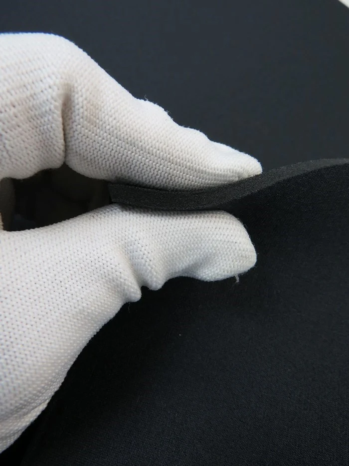 Neoprene Nylon Bonded Sponge Waterproof Wetsuit Fabric / 4mm Black / Sold By The Yard - Image 3