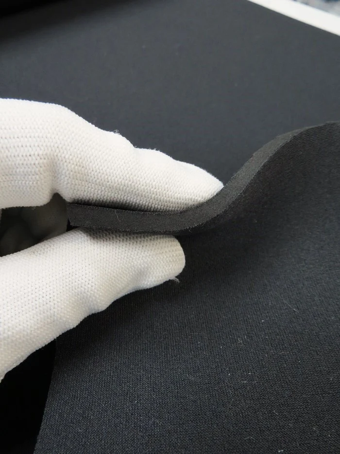 Neoprene Nylon Bonded Sponge Waterproof Wetsuit Fabric / 5mm Black / Sold By The Yard - Image 3