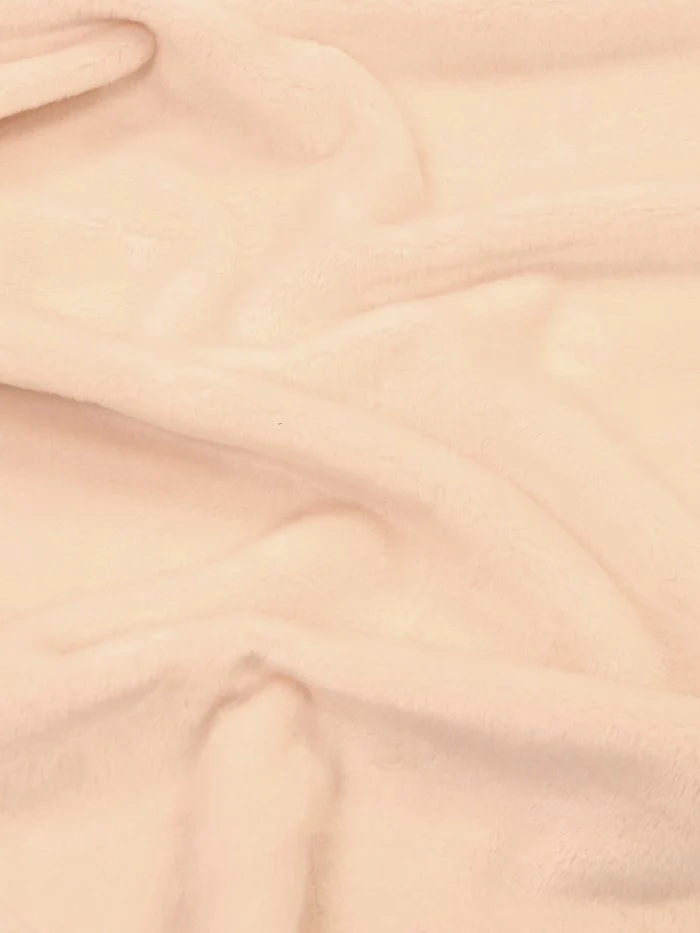 Nude Pink Minky Solid Baby Soft Fabric