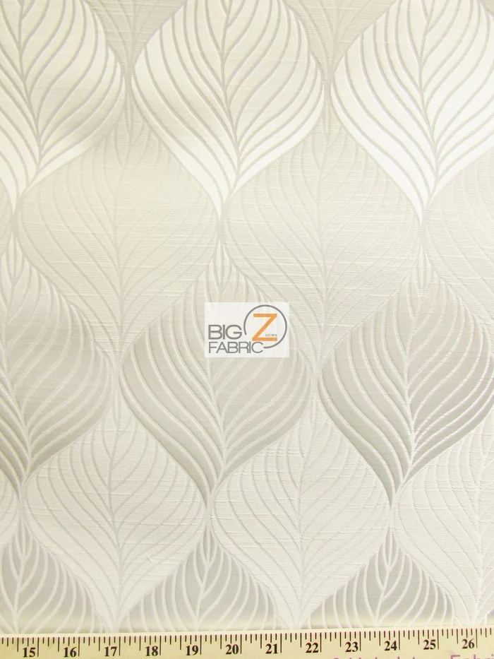Peacock Leaf Floral Upholstery Fabric / Slate / Sold By The Yard - Image 3