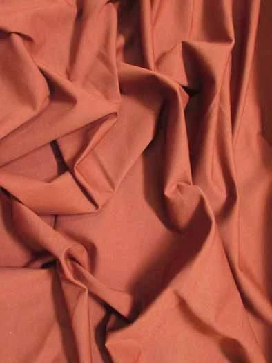 Ponte De Roma Jersey Knit Spandex Fabric / Brick / Sold By The Yard - Image 6