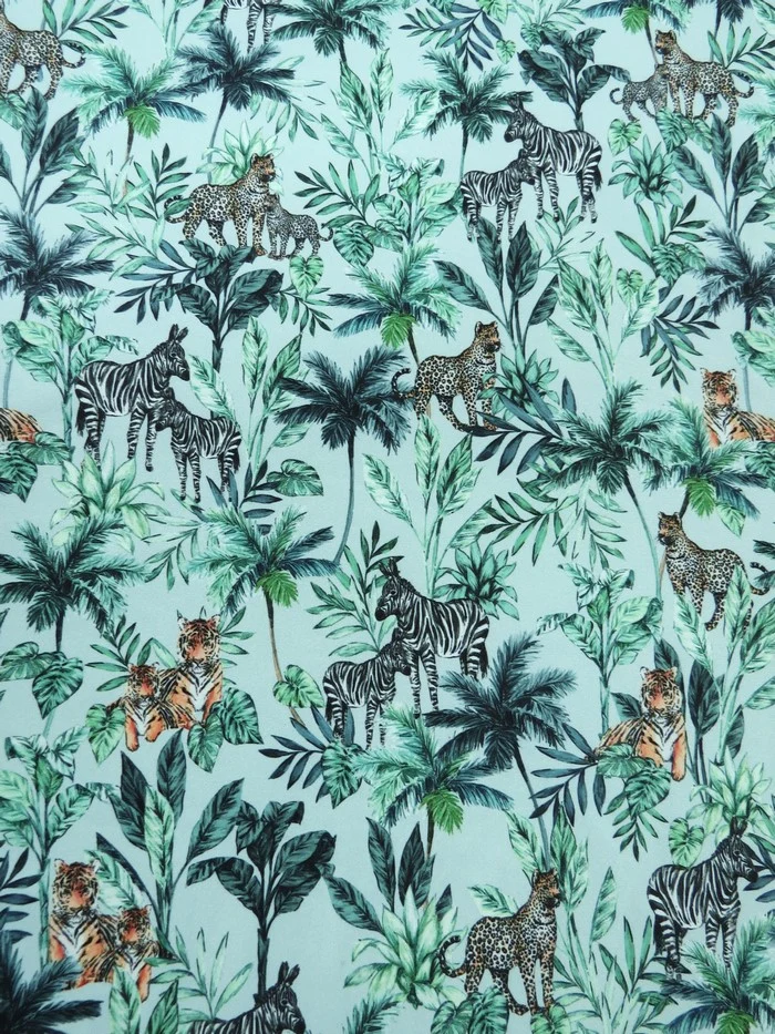 Printed Spandex Fabric – Animal Kingdom - Image 4