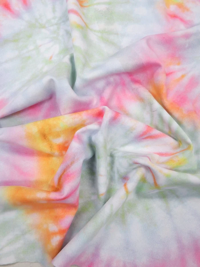 Printed Spandex Fabric – Vintage Tie Dye - Image 2