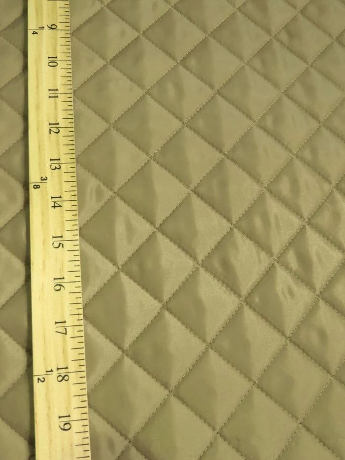 Quilted Polyester Batting Upholstery Fabric / Midnight Navy - Image 3