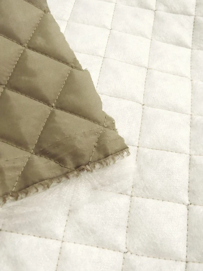 Quilted Polyester Batting Upholstery Fabric / Midnight Navy - Image 5