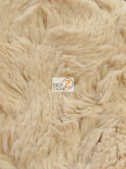 Light Coral Rabbit Snuggle Minky Fabric / Sold By The Yard - Image 5