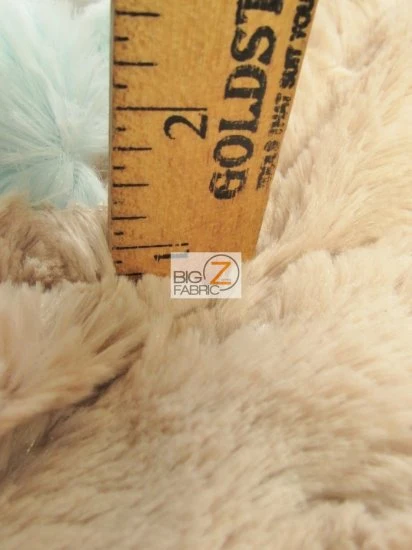 Mocha Rabbit Snuggle Minky Fabric / Sold By The Yard - Image 4