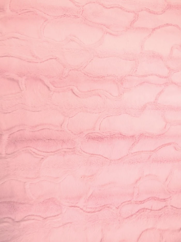 Bunny Rabbit Ultra Soft Snuggle Minky / Light Pink - Image 2