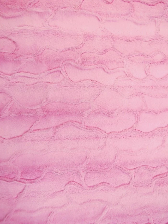 Bunny Rabbit Ultra Soft Snuggle Minky / Pink - Image 2
