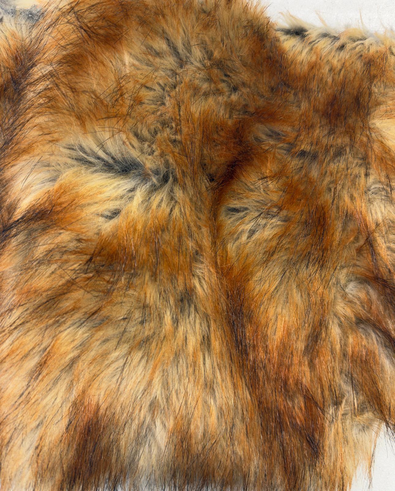 Wolf Animal Long Pile Faux Fur Fabric / Sold By The Yard - Image 16