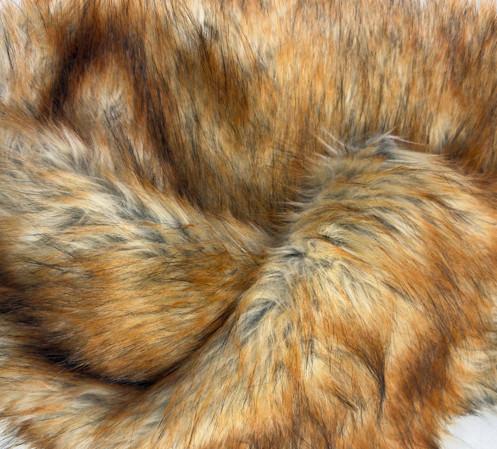 Wolf Animal Long Pile Faux Fur Fabric / Sold By The Yard - Image 17