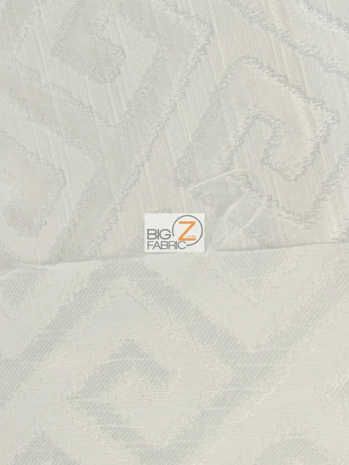 Royal Labyrinth Geometric Upholstery Fabric / Artic / Sold By The Yard - Image 3