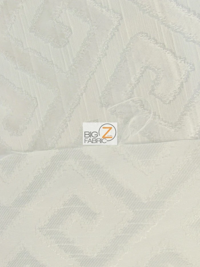Royal Labyrinth Geometric Upholstery Fabric / Midnight / Sold By The Yard - Image 3