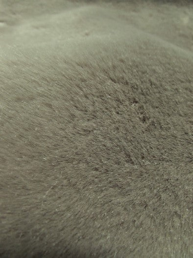 Fire Red Half Shag Faux Fur Fabric (Beaver) Knit Backing / 15 Yard Bolt - Image 3
