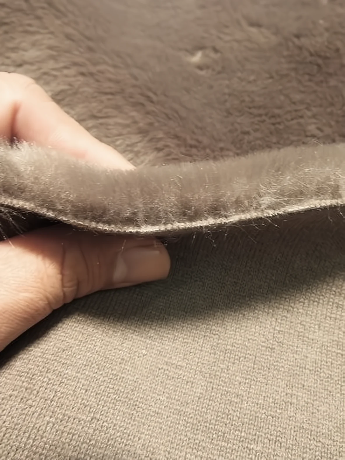 Fire Red Half Shag Faux Fur Fabric (Beaver) Knit Backing / 15 Yard Bolt - Image 5