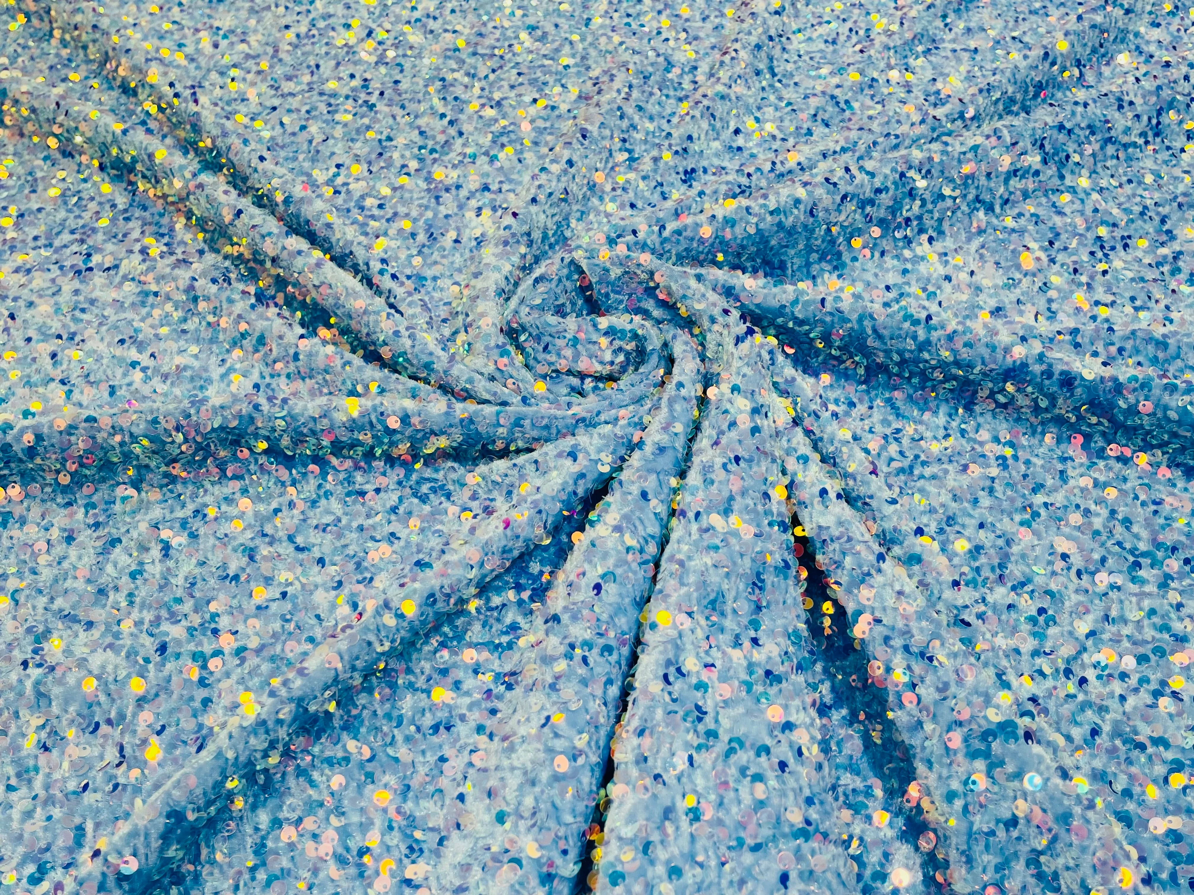 SEQUIN VELVET FABRIC (By The Yard) - Image 24