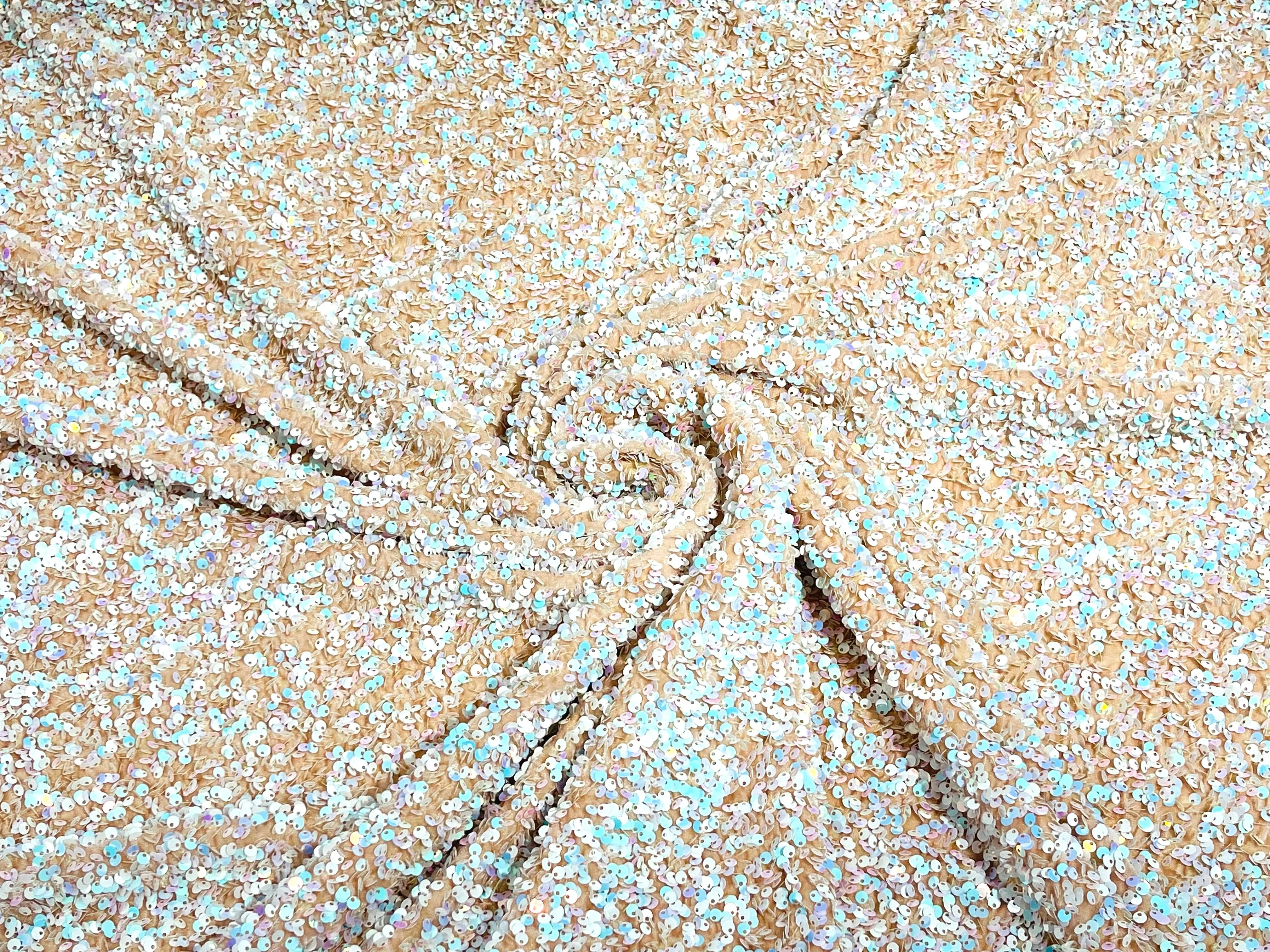 SEQUIN VELVET FABRIC (By The Yard) - Image 35