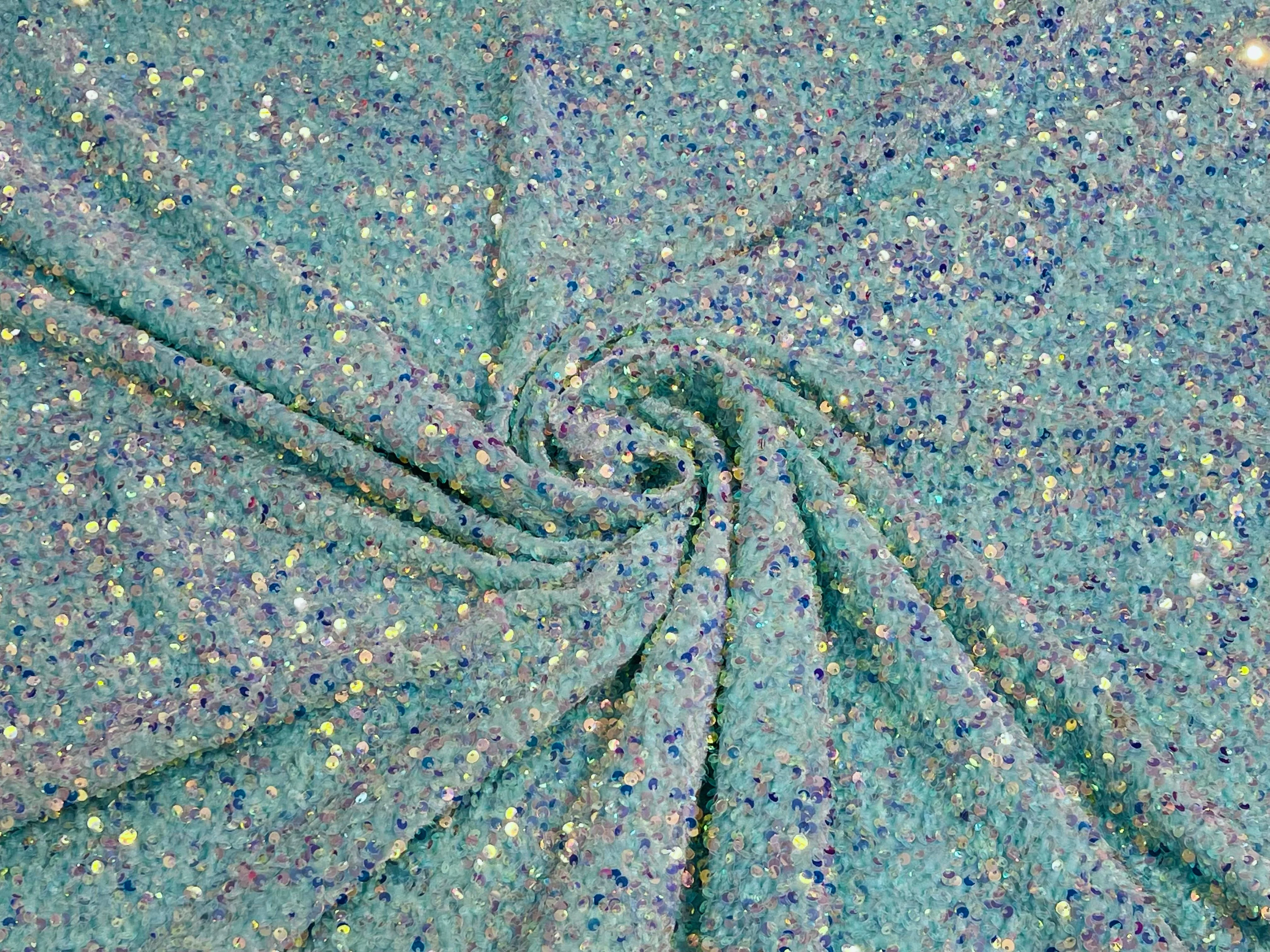 SEQUIN VELVET FABRIC (By The Yard) - Image 39