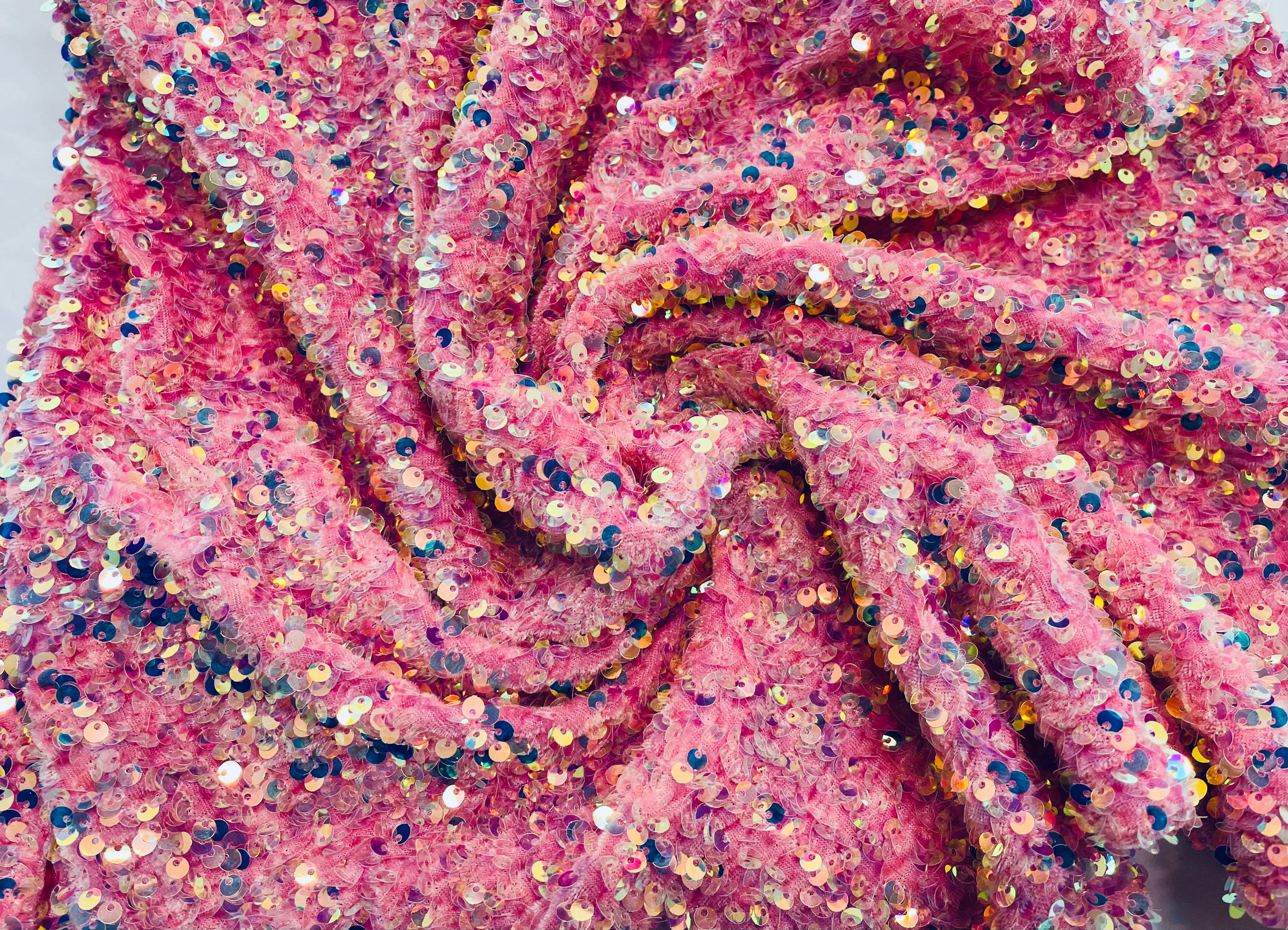 SEQUIN VELVET FABRIC (By The Yard) - Image 51
