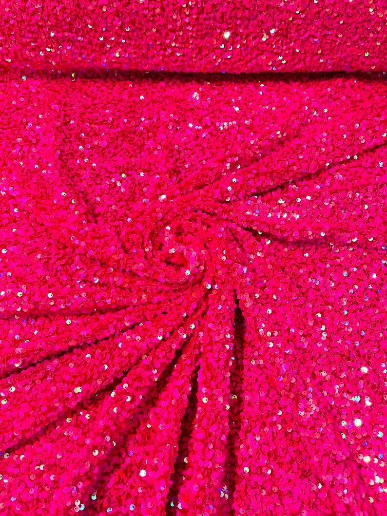 SEQUIN VELVET FABRIC (By The Yard) - Image 55