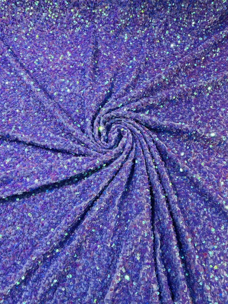SEQUIN VELVET FABRIC (By The Yard) - Image 56
