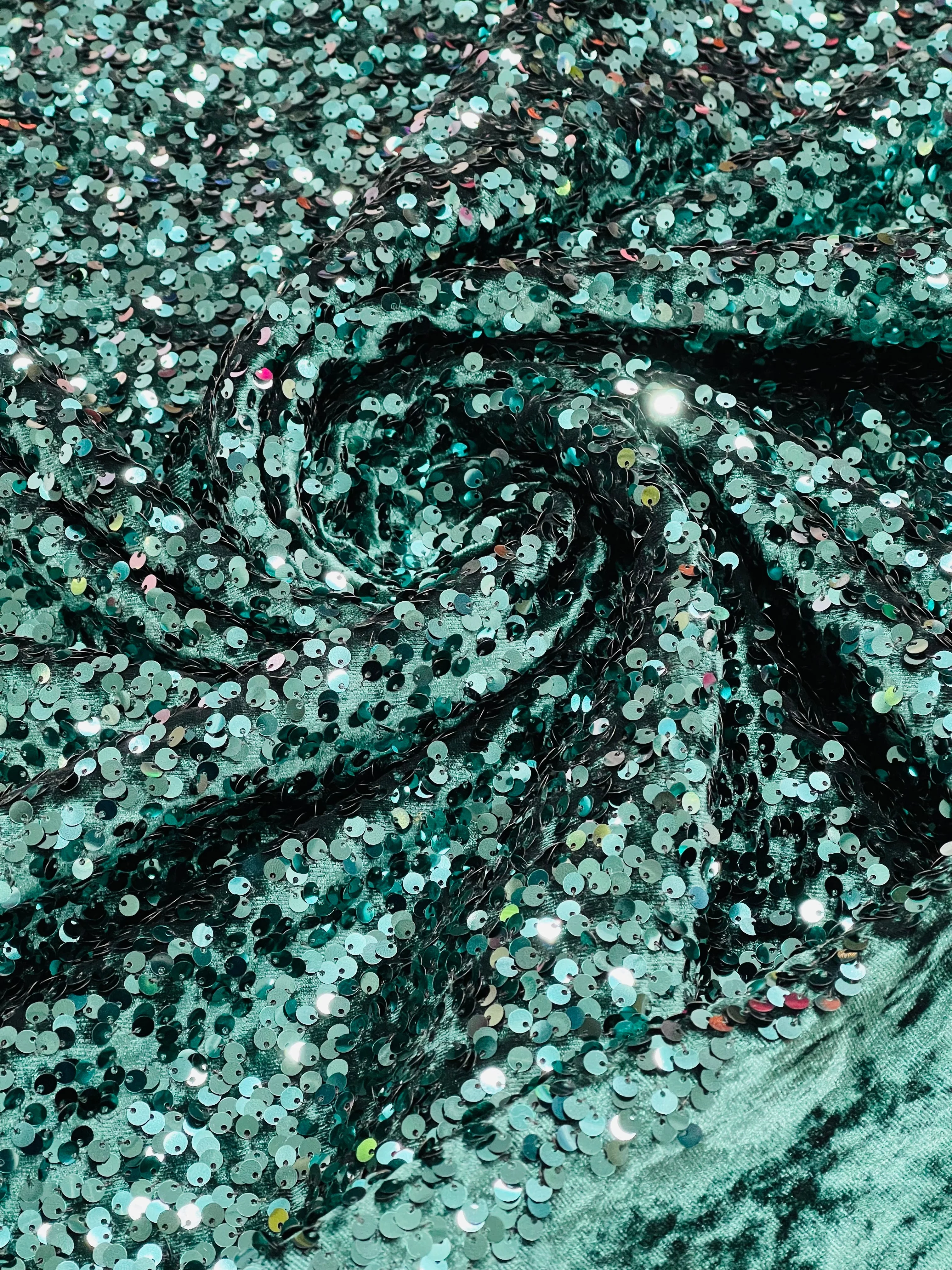 SEQUIN VELVET FABRIC (By The Yard) - Image 64