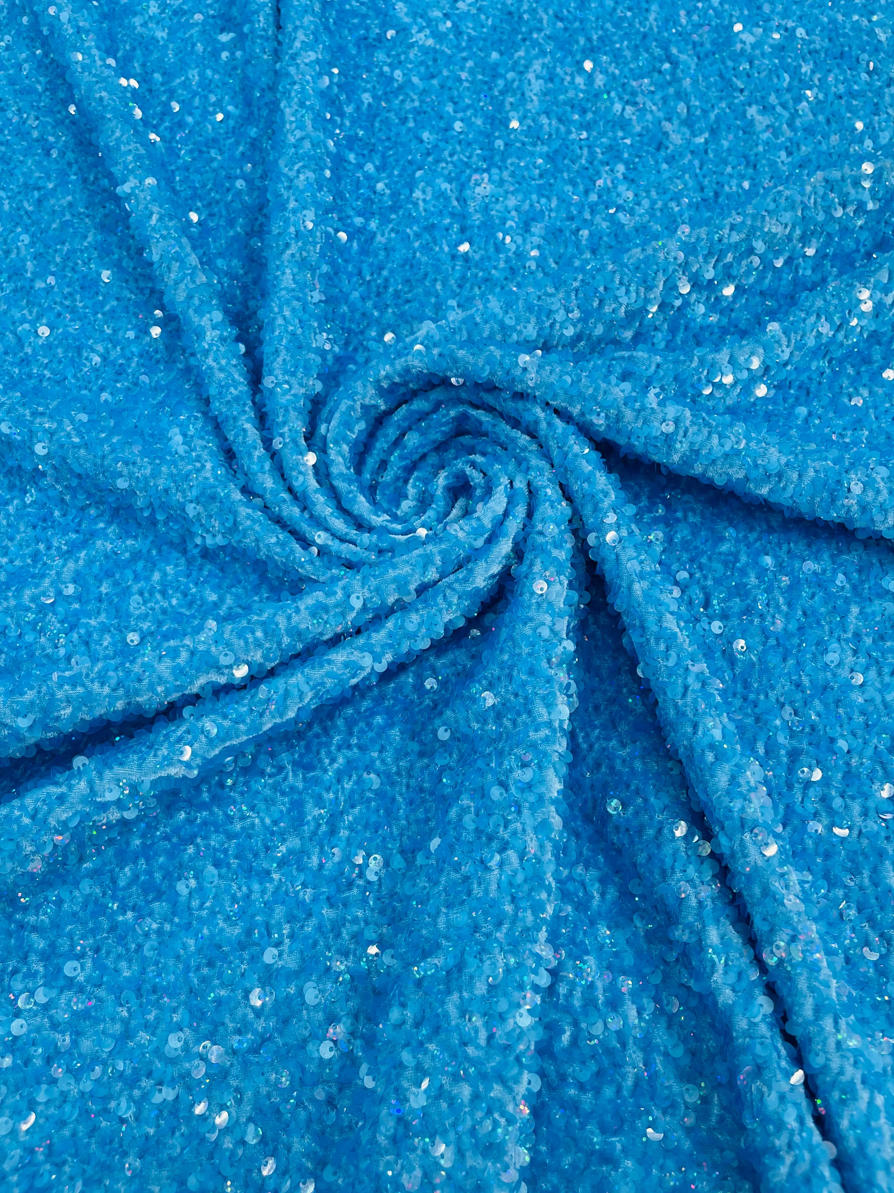 SEQUIN VELVET FABRIC (By The Yard) - Image 70