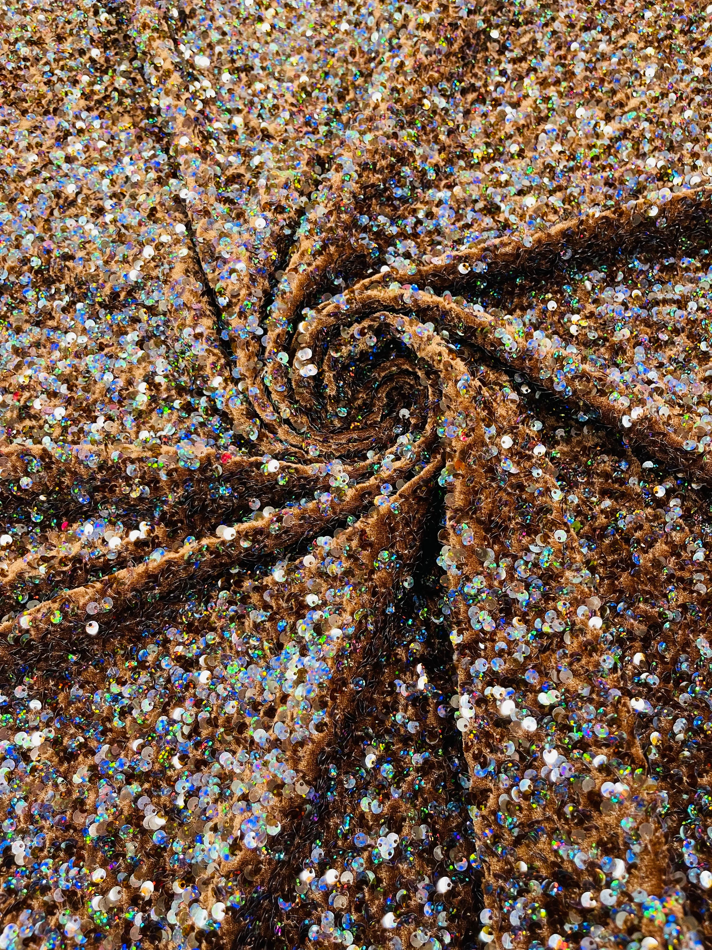 SEQUIN VELVET FABRIC (By The Yard) - Image 72