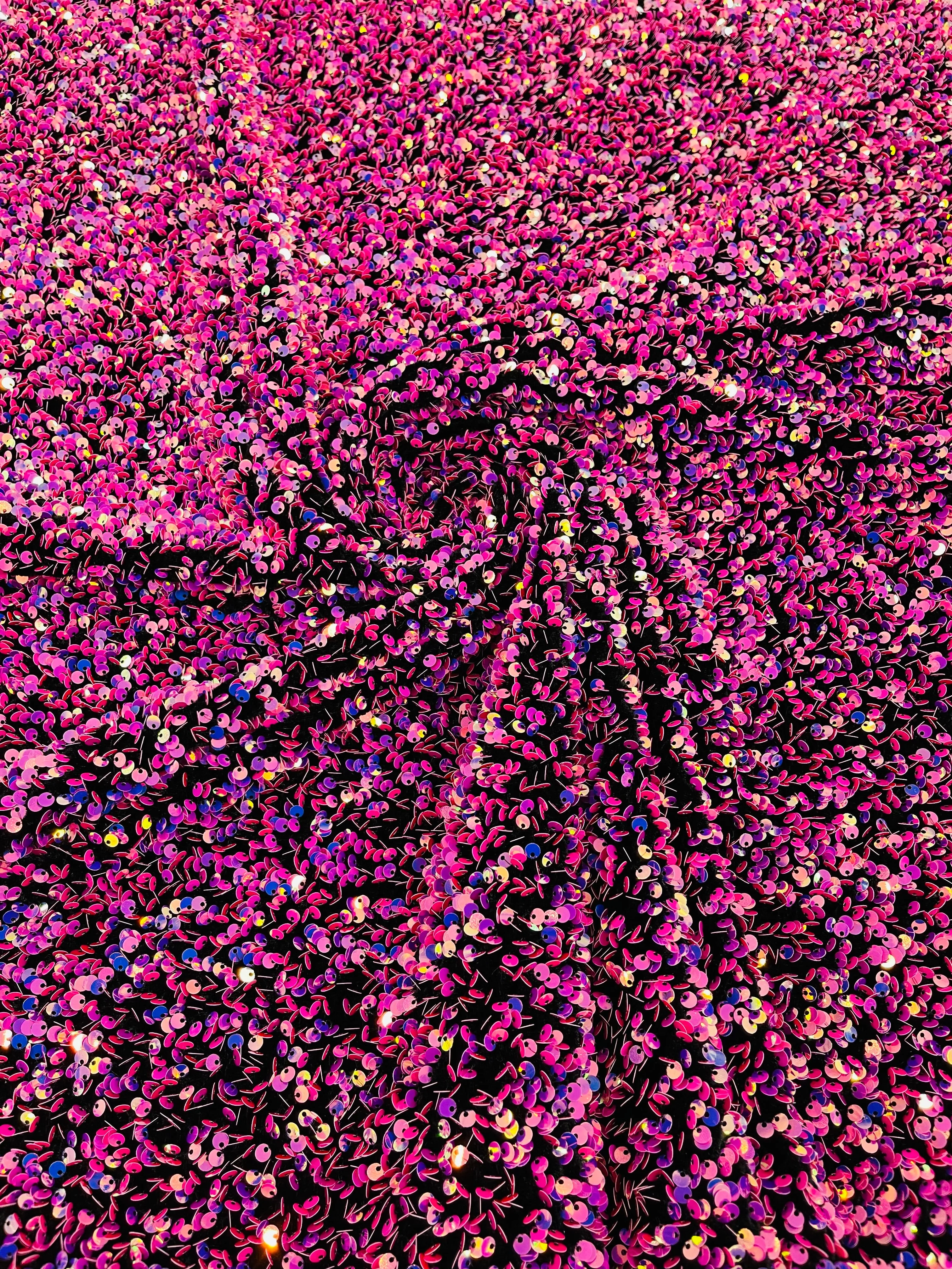 SEQUIN VELVET FABRIC (By The Yard) - Image 77