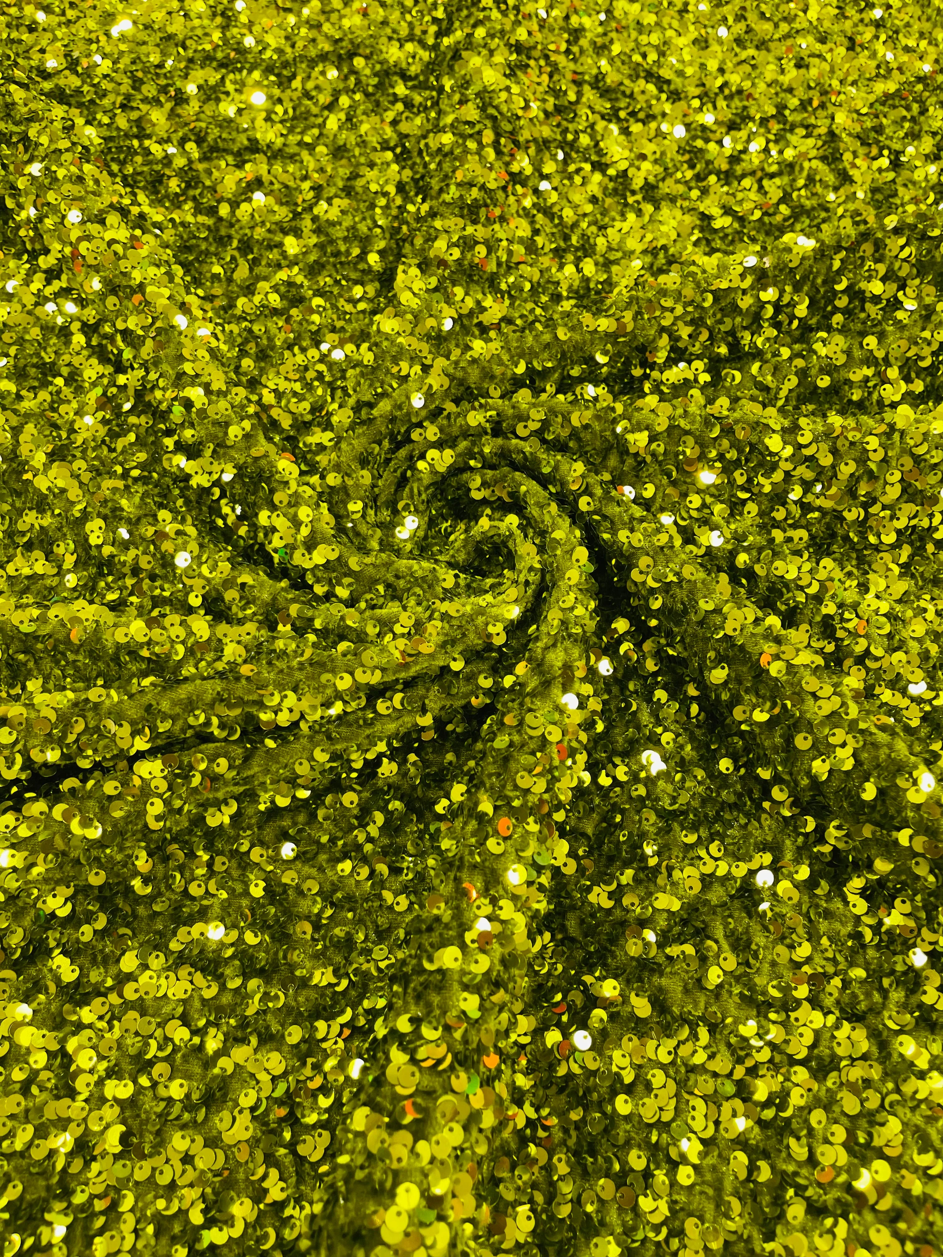 SEQUIN VELVET FABRIC (By The Yard) - Image 80