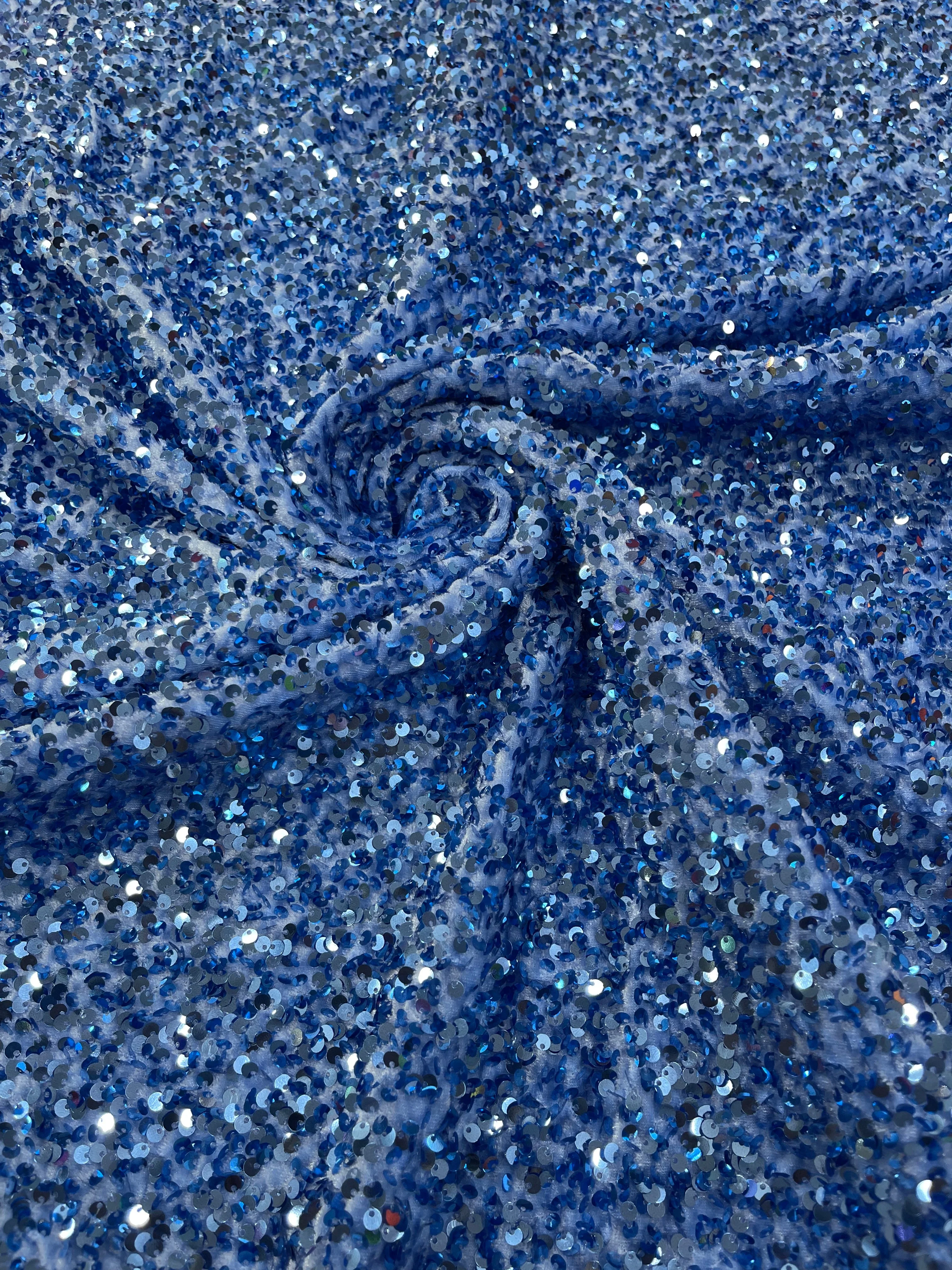 SEQUIN VELVET FABRIC (By The Yard) - Image 82