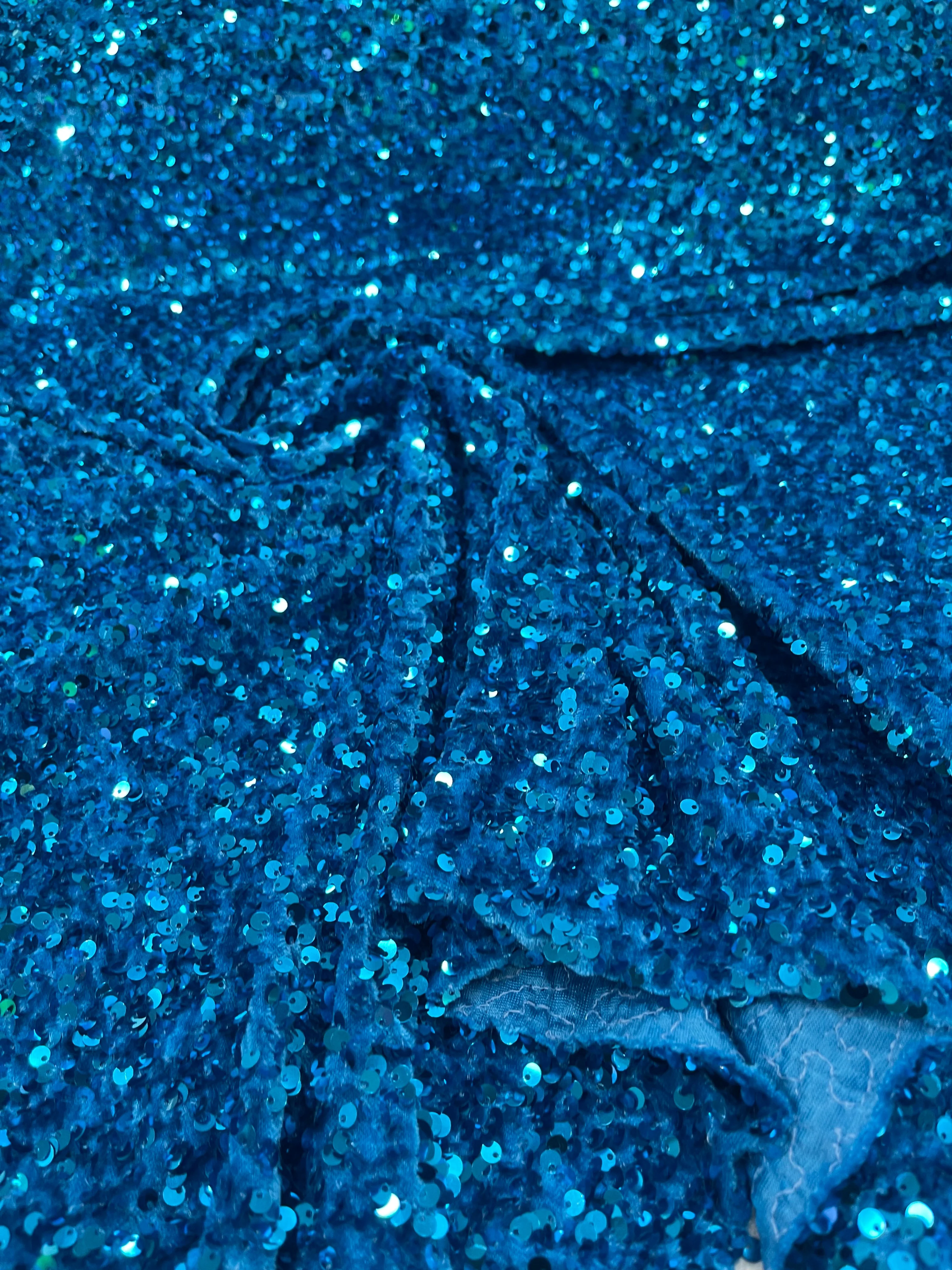 SEQUIN VELVET FABRIC (By The Yard) - Image 83