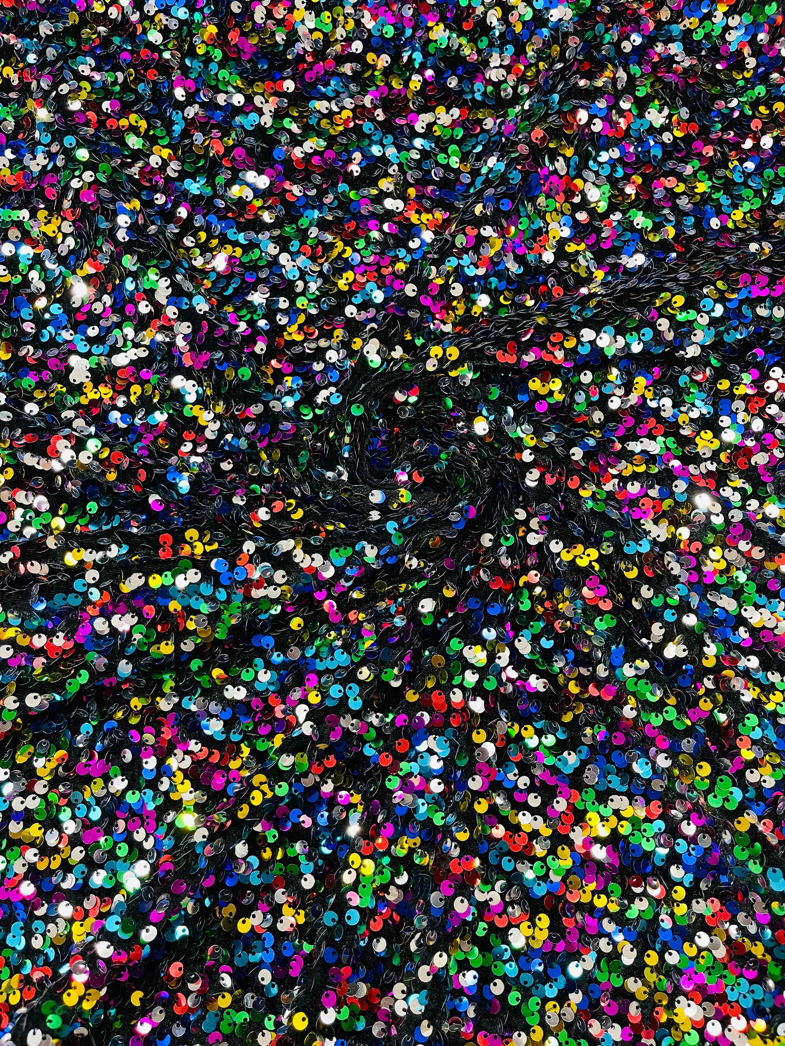 SEQUIN VELVET FABRIC (By The Yard) - Image 85