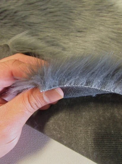 Short Shag Faux Fur Fabric / Cafe / EcoShag 15 Yard Bolt - Image 3