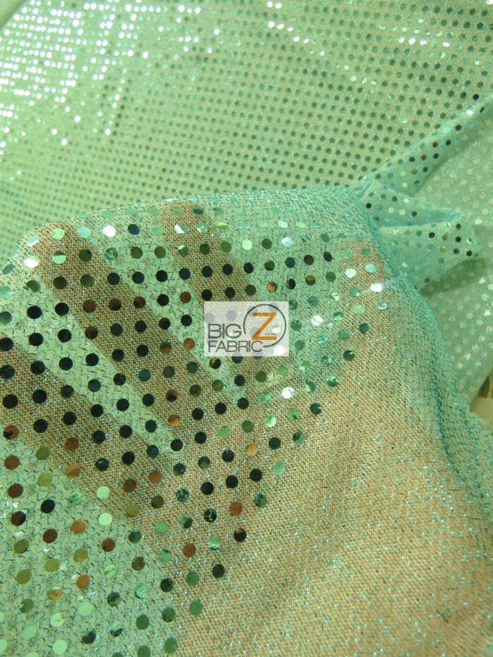 Small Confetti Dot Sequin Fabric / Black/Silver / Sold By The Yard - Image 2