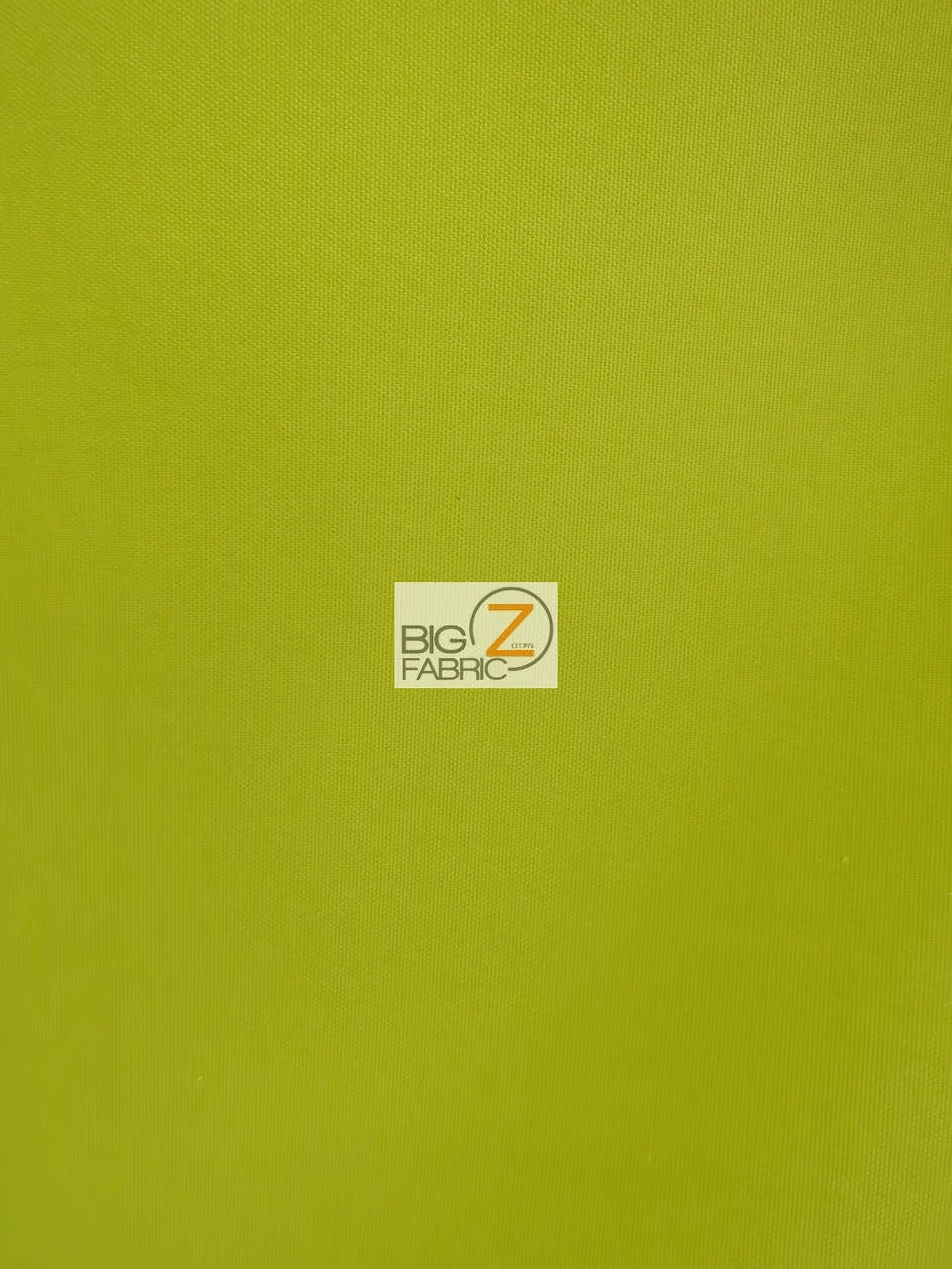 Solid Canvas Outdoor Anti-UV Waterproof Fabric / Lime