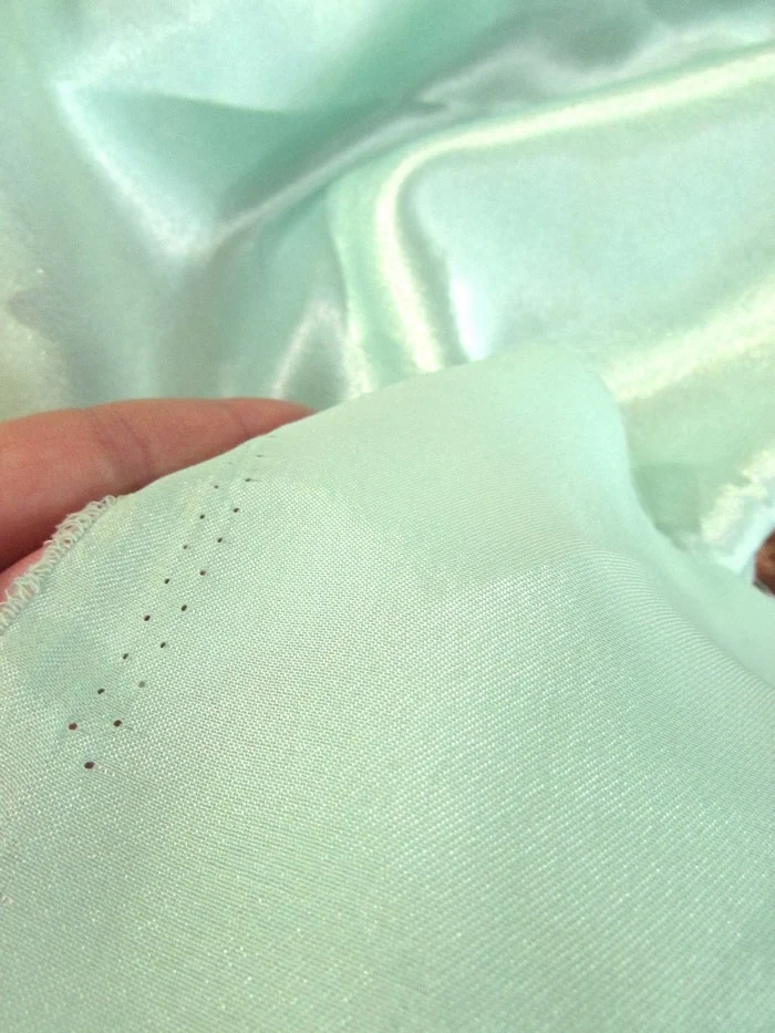 Solid Crepe Back Satin Fabric / Champagne / Sold By The Yard - Image 4