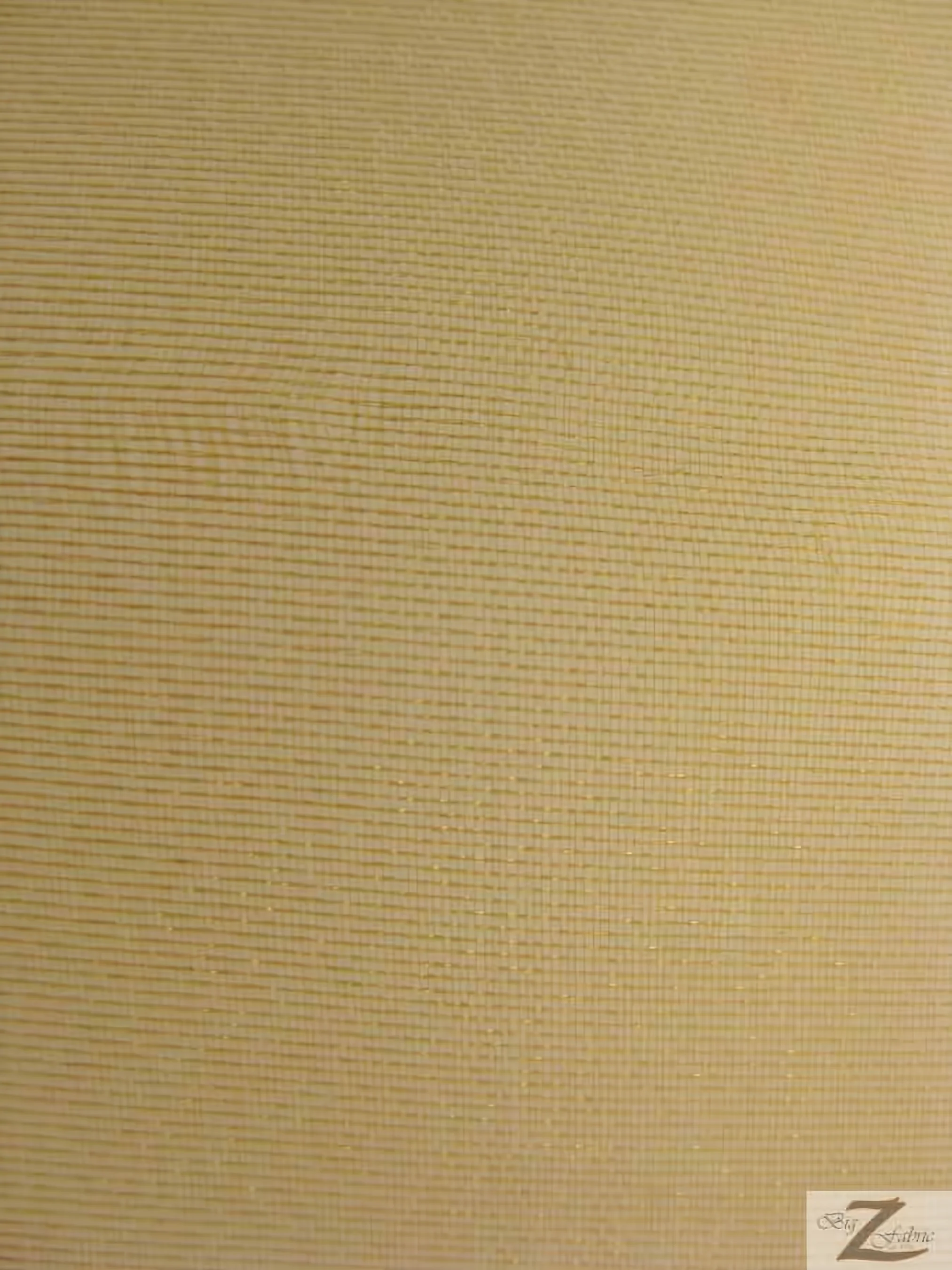 Solid Crystal Organza Fabric - 100 Yard Bolt - Dark Gold