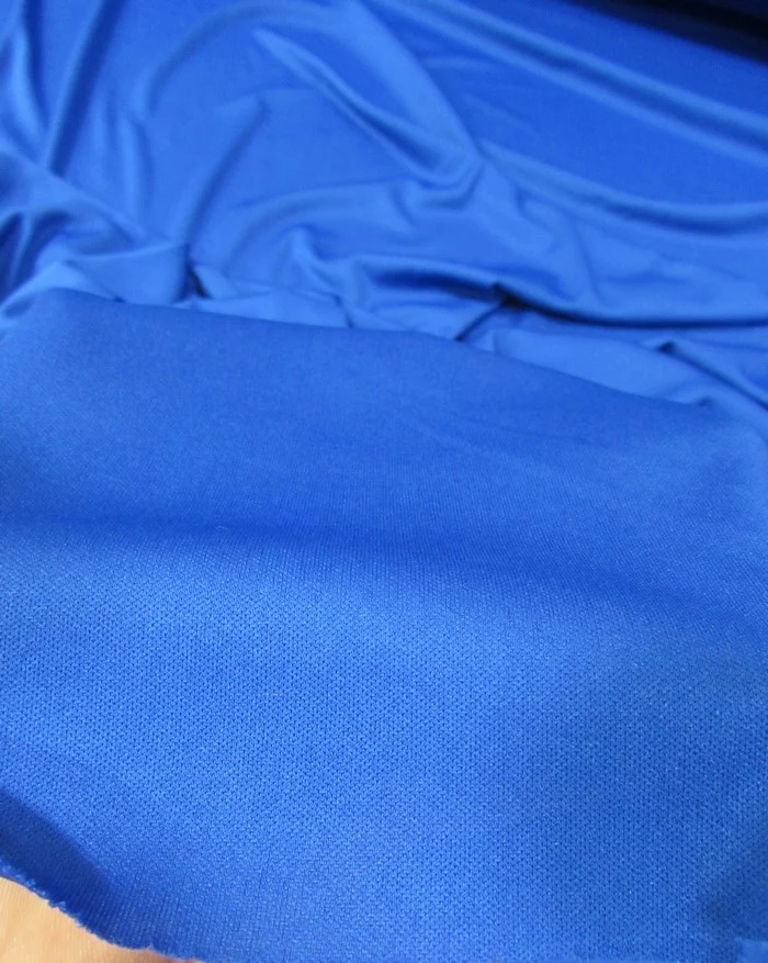 Solid Polyester Interlock Knit Fabric  / Magenta / Sold By The Yard - Image 3