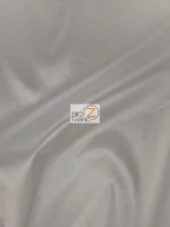 Solid Polyester Taffeta 58"/60" Fabric / Silver / Sold By The Yard - Image 6