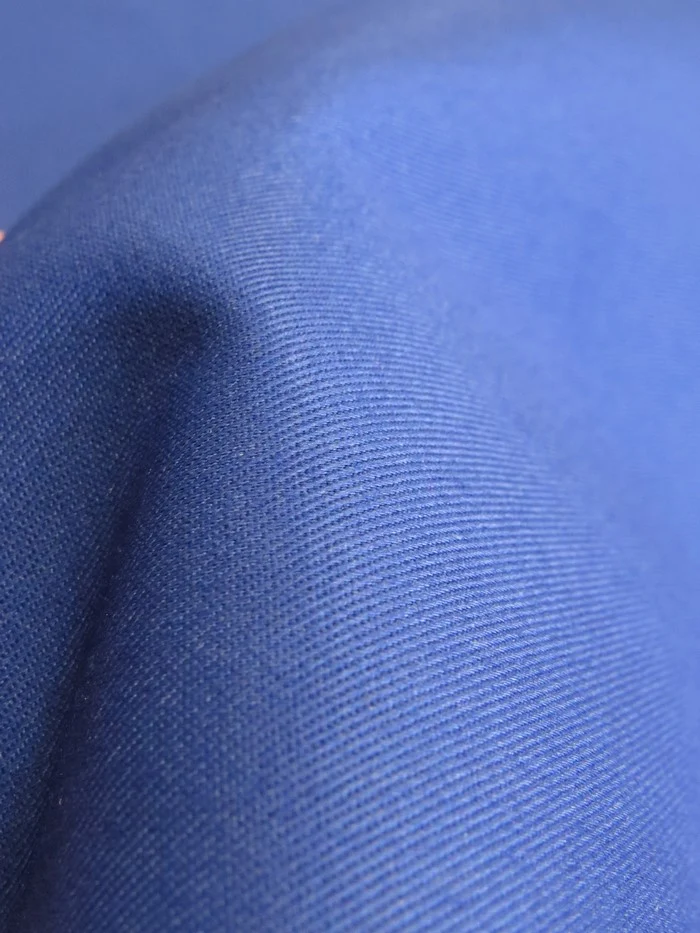 Solid Reversible Formal Poly Cotton Twill Fabric / Charcoal / Sold By The Yard - Image 3